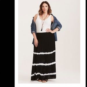 Torrid Tie Dye Boho Maxi Skirt